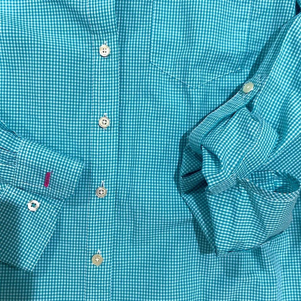 Talbots Gingham button down shirt - Picture 7 of 9